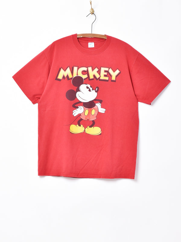 ミッキーマウス プリントTシャツ