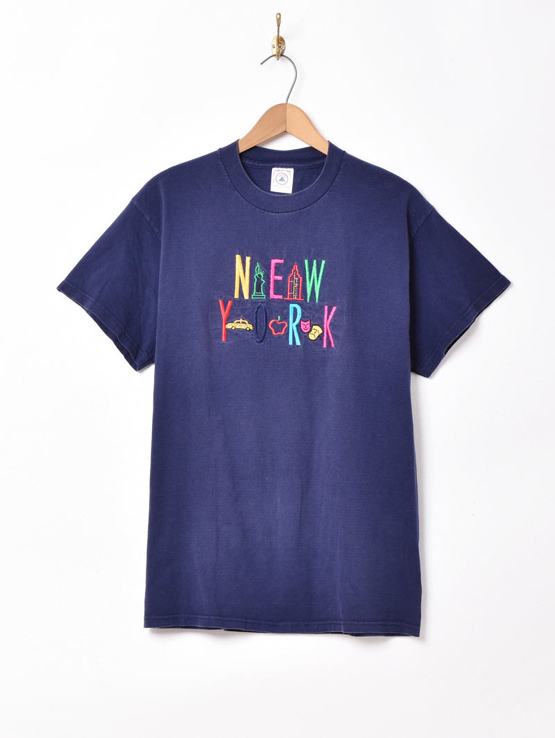 NEW YORK 刺繍Tシャツ