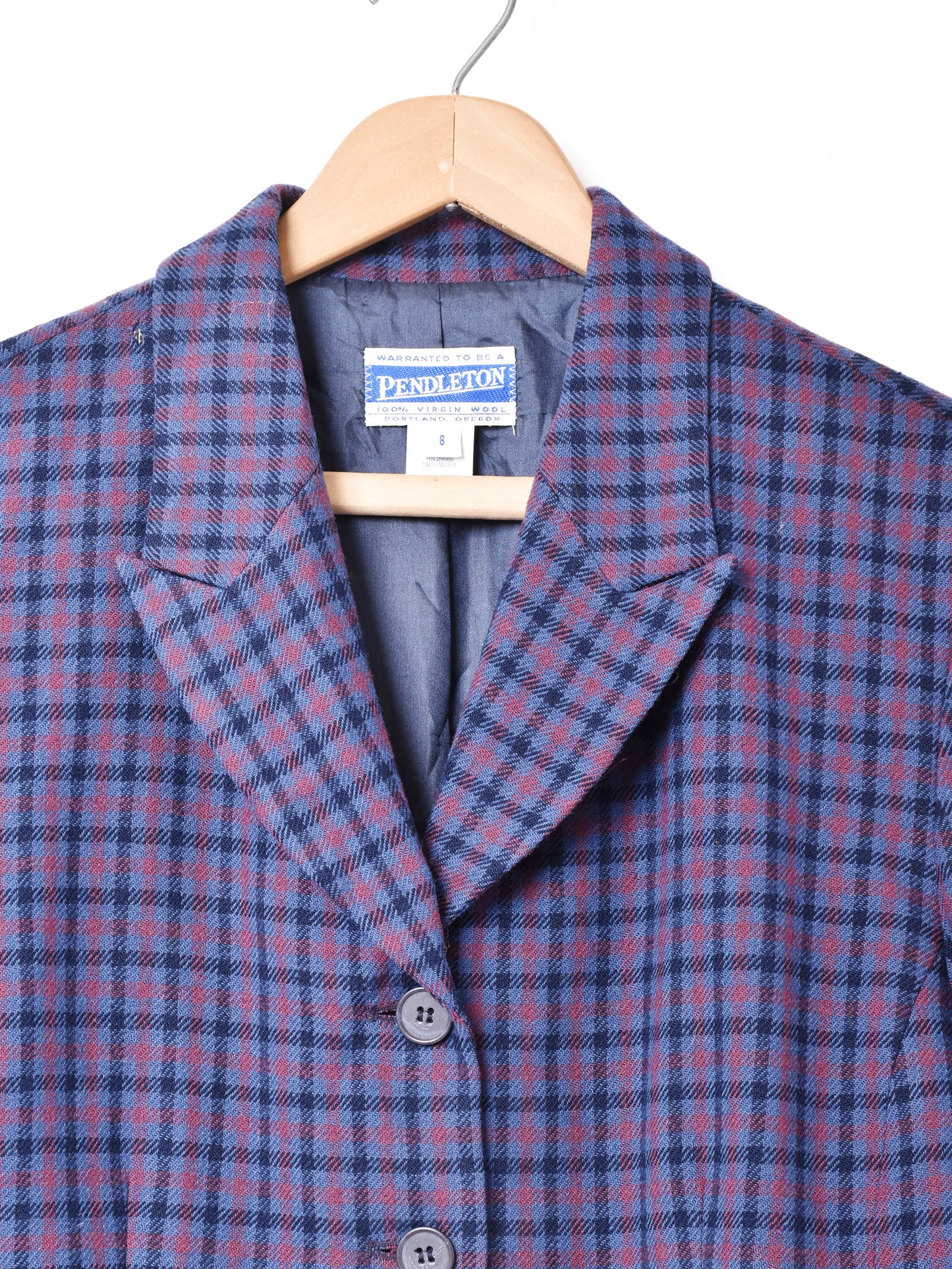 アメリカ製 PENDLETON チェック テーラードジャケット – 古着屋Top of 