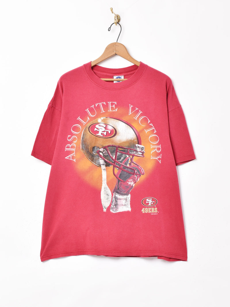 49ERS アメフト プリントTシャツ