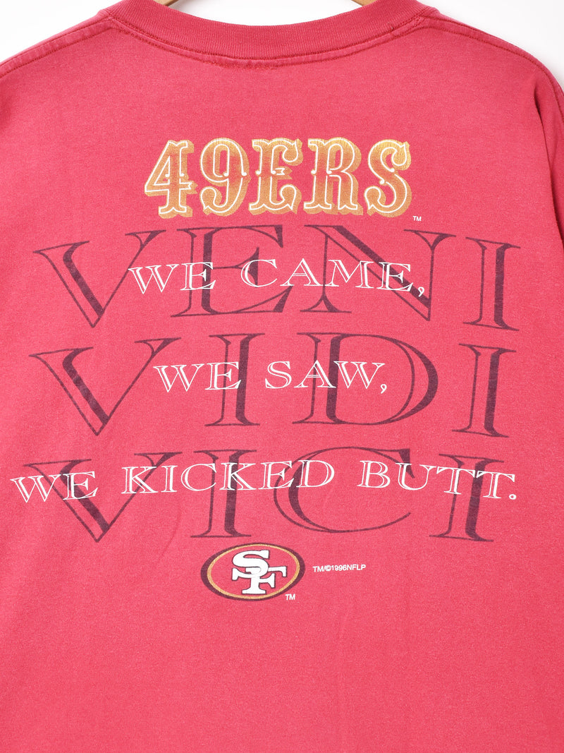 49ERS アメフト プリントTシャツ