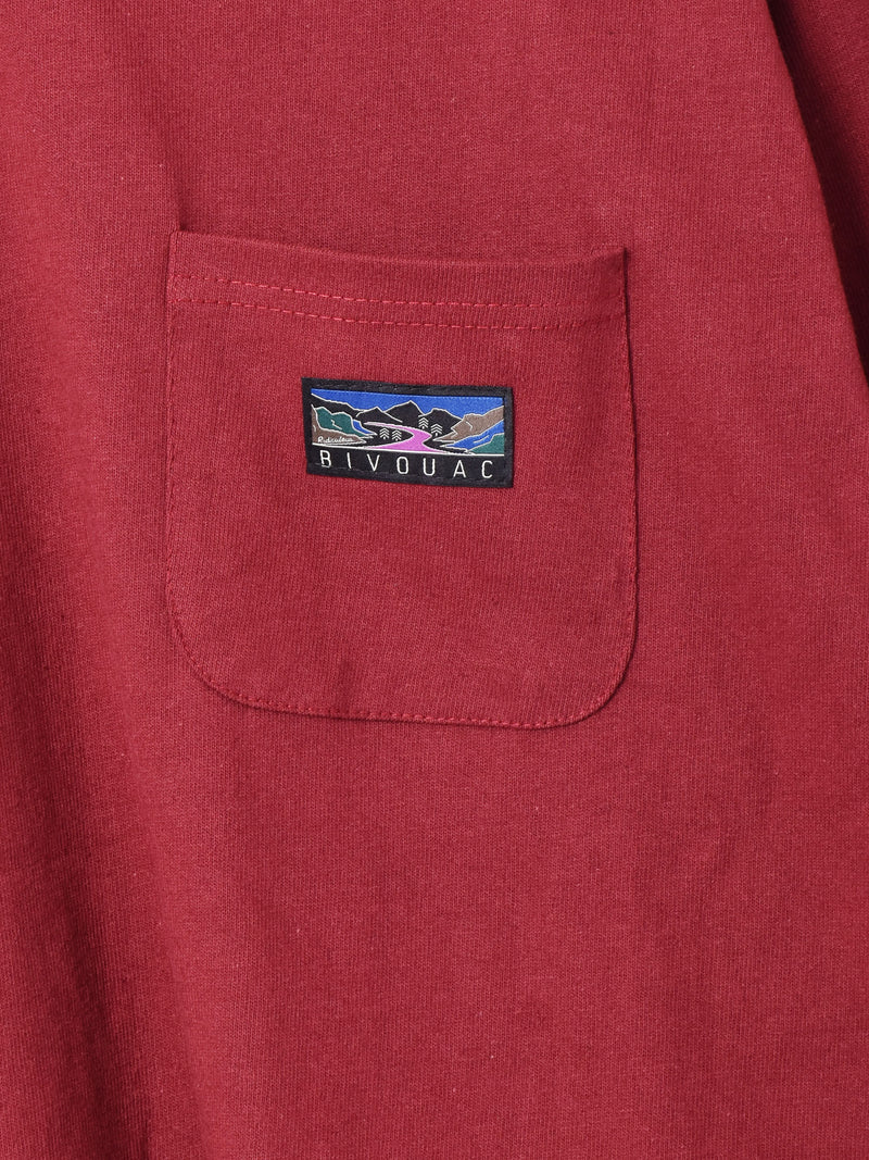 【7色展開】BIVOUAC ポケット ロングスリーブTシャツ
