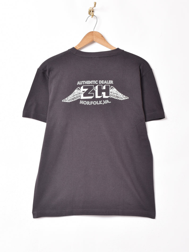 【2色展開】 プリントTシャツ【Z&H】