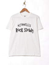 【2色展開】 プリントTシャツ【Rock steady】