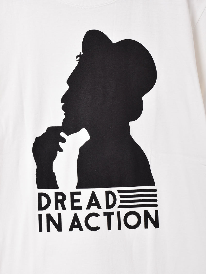 【2色展開】 プリントTシャツ【DREAD IN ACTION】