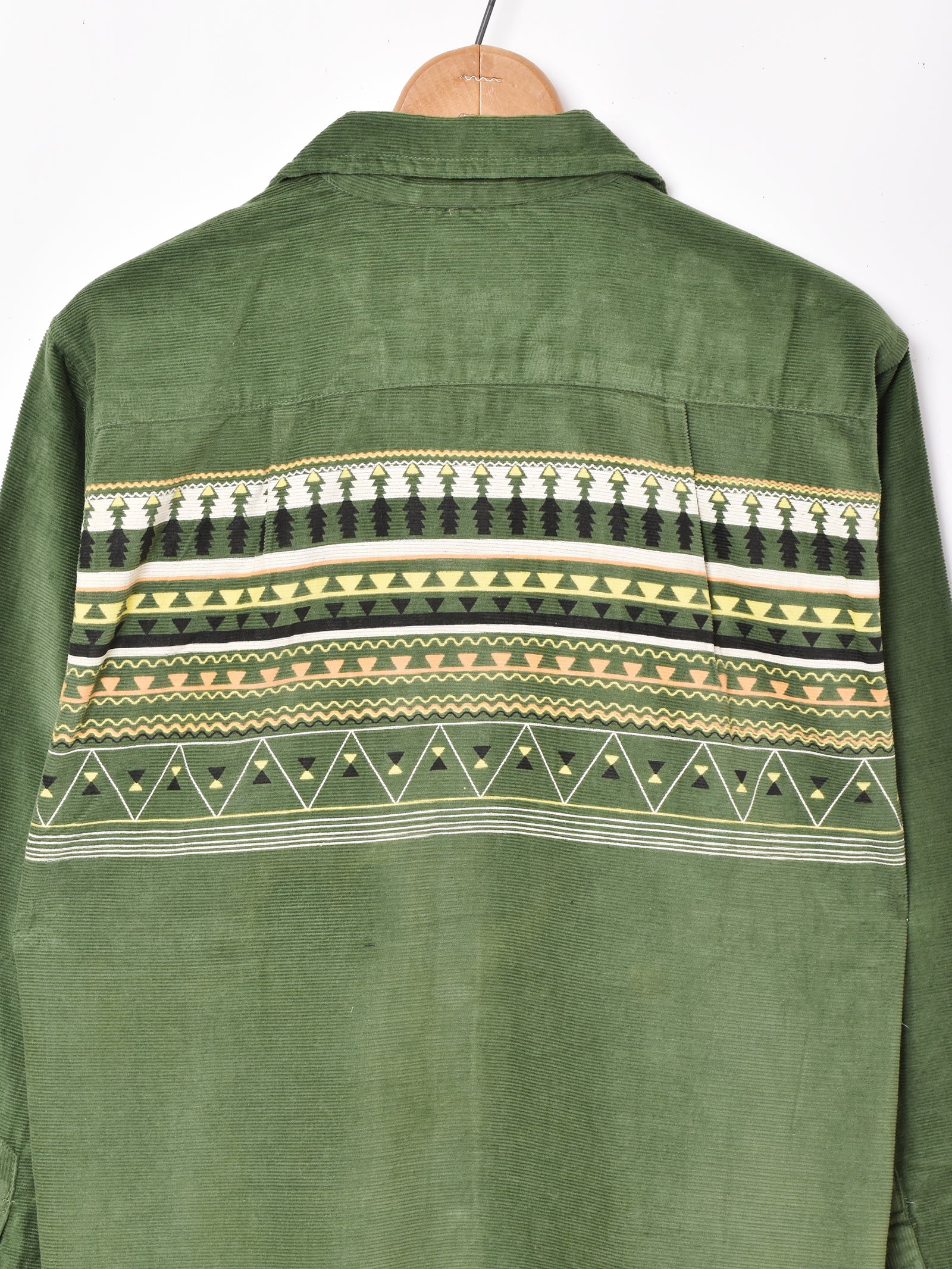 Backers ネイティブプリント コーデュロイ長袖シャツ – 古着屋Top of