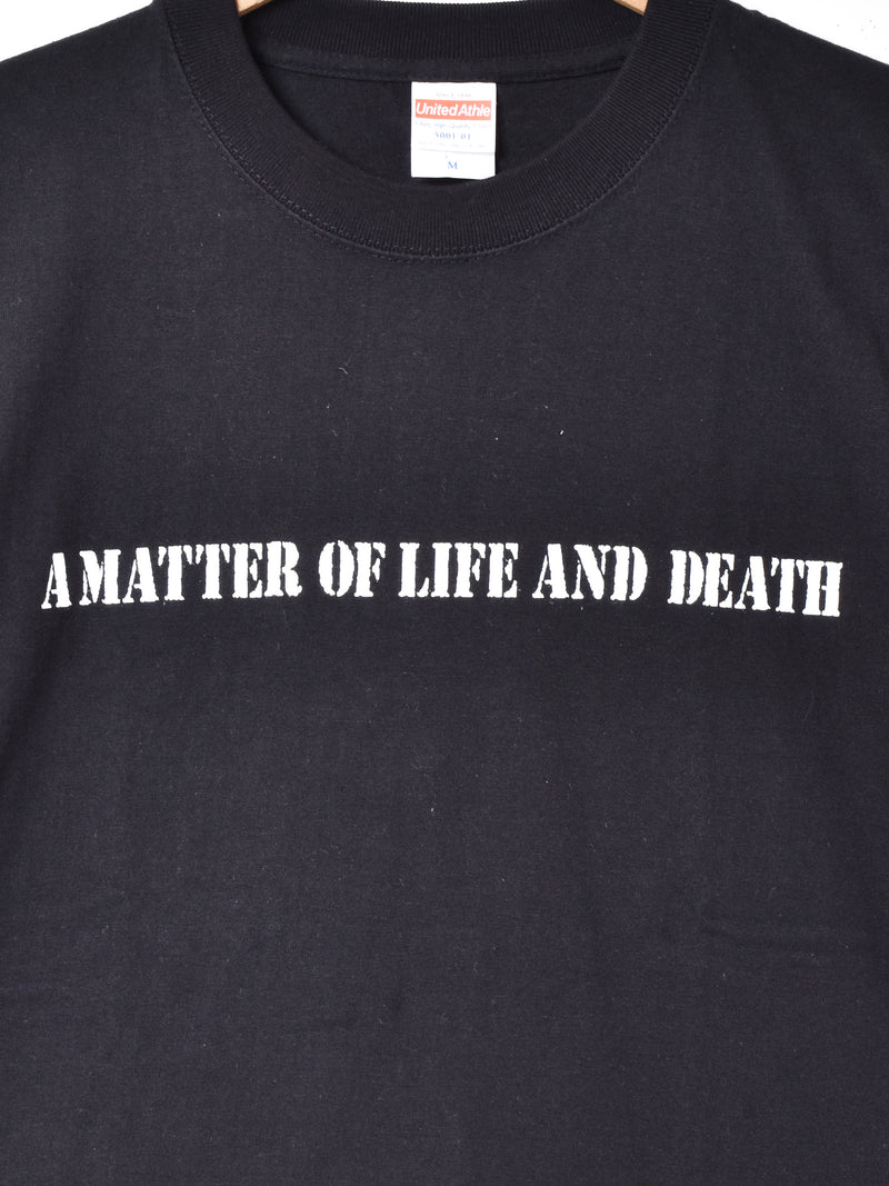 プリントTシャツ【LIFE AND DEATH】