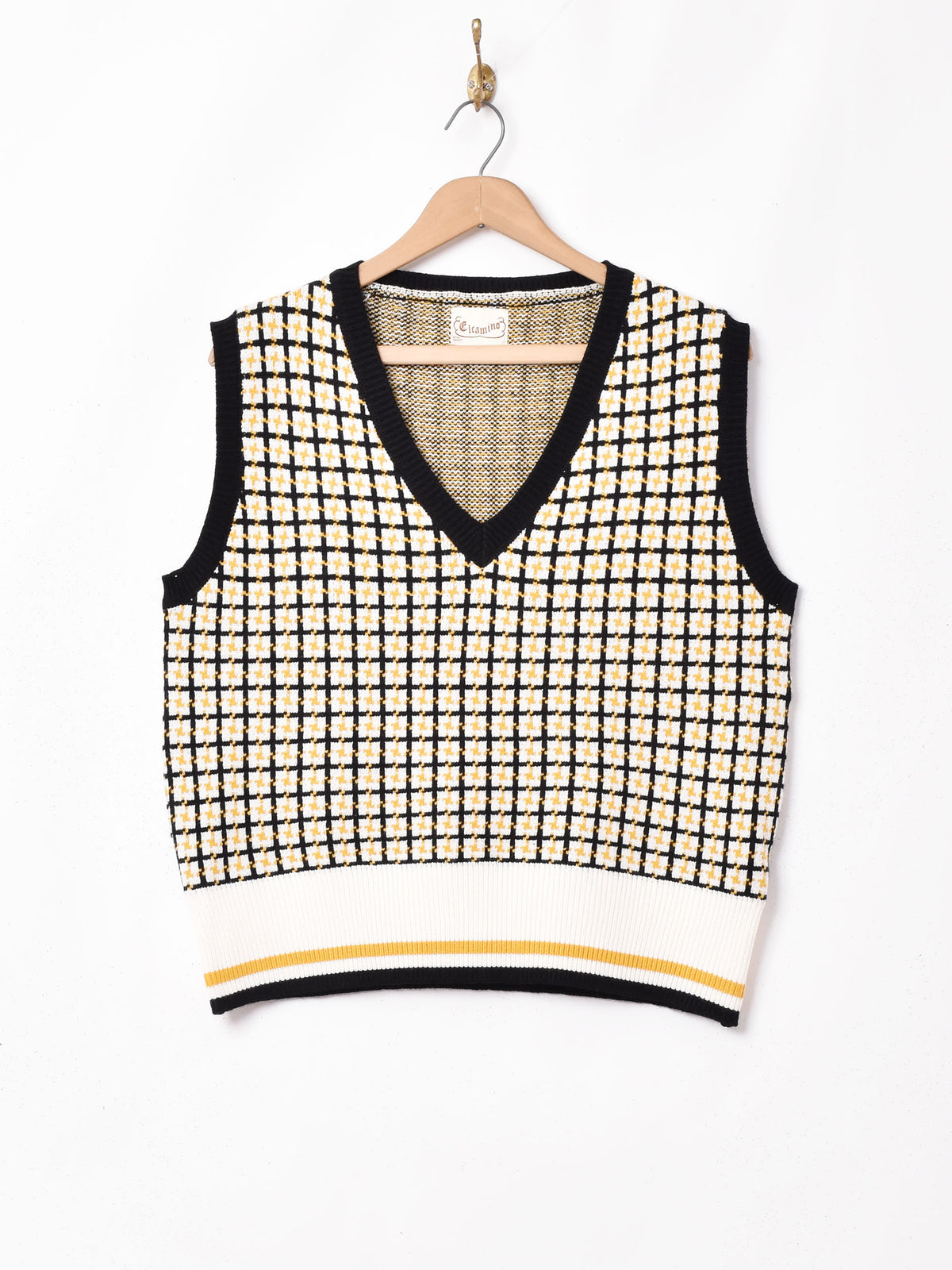 【VINTAGE★】ニューヨーカー 古着 レディース ベスト チェック ◎1点物 VINTAGE◎】ニューヨーカー 古着 レディース ベスト チェック