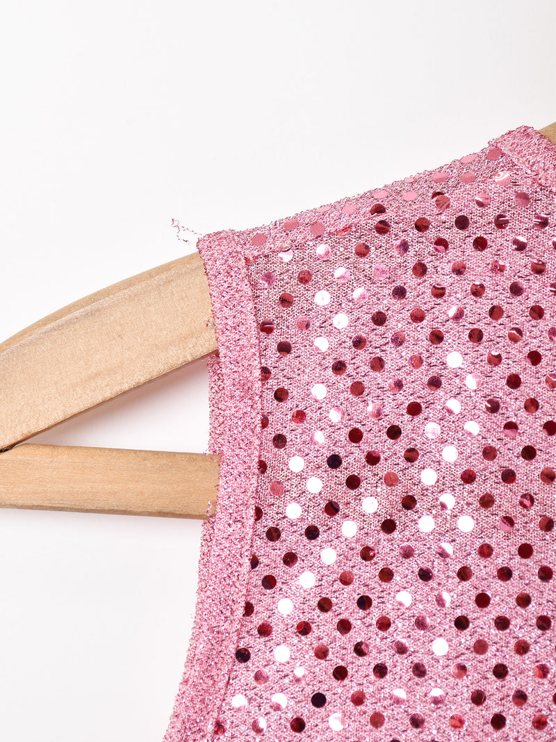 ノースリーブ ラメトップス