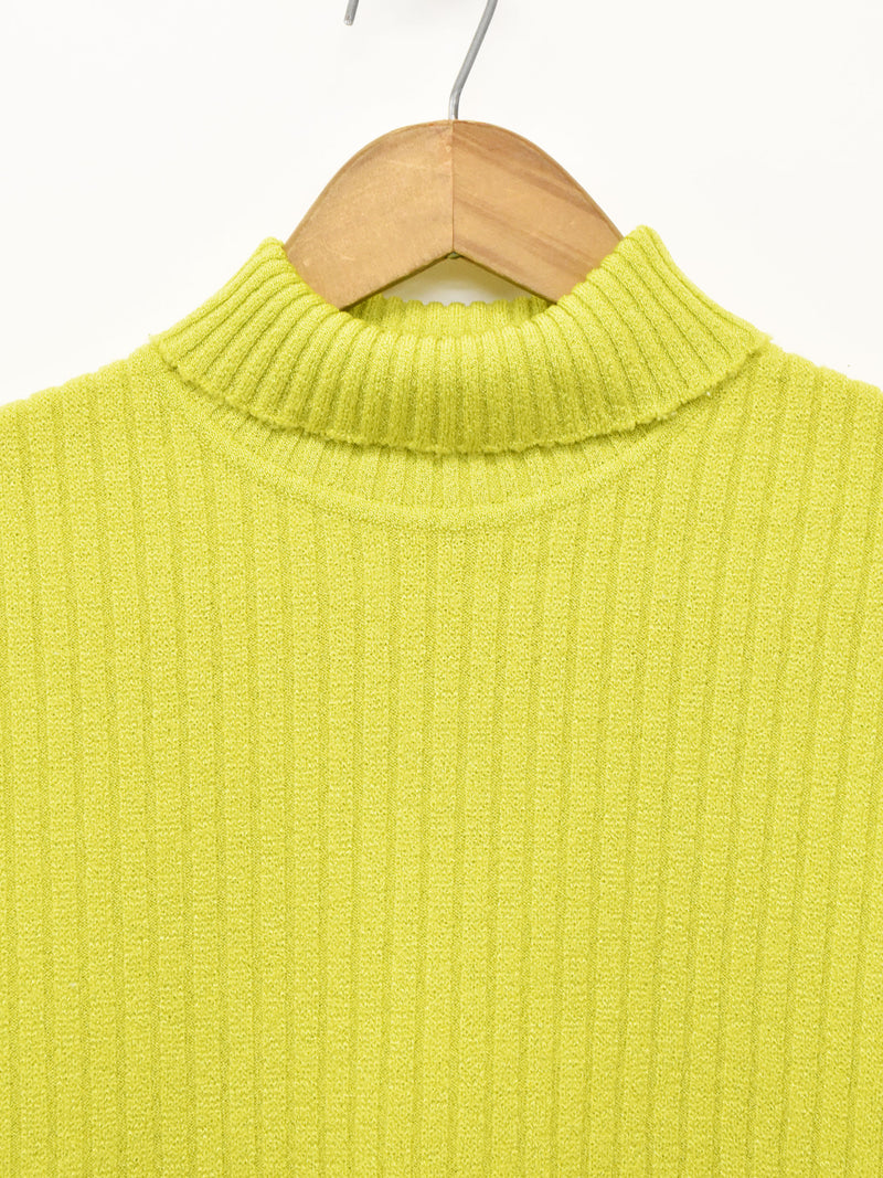 ノースリーブ タートルネック カットソー