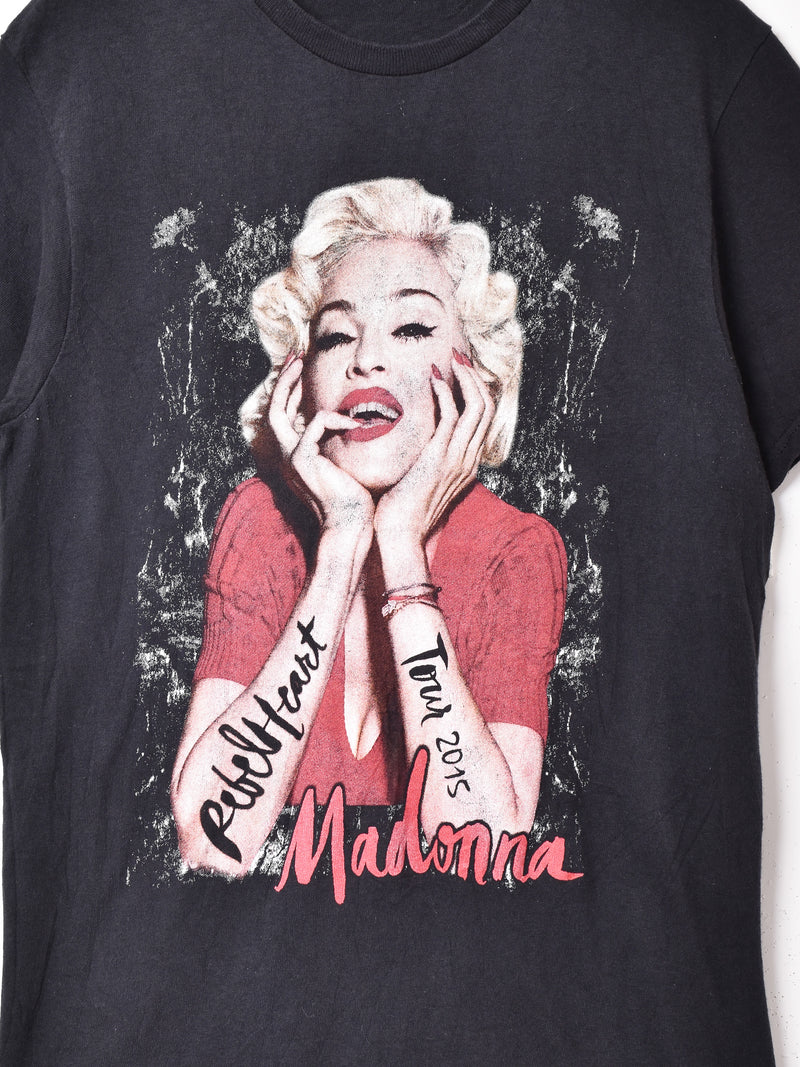 Kフォローで割引多数出品中逸品　マドンナ　Madonna ヴィンテージ　アーティスト　Tシャツ　L 白