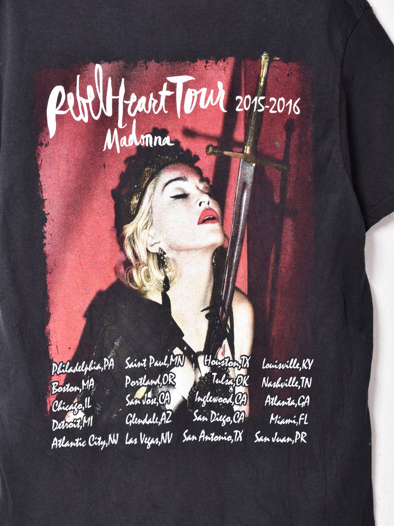 未使用マドンナTシャツ2016Madonna Rebel Heart Tour