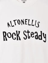 【2色展開】 プリントTシャツ【Rock steady】