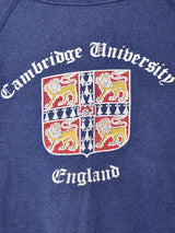 イギリス製 Cambridge University プリントスウェットシャツ