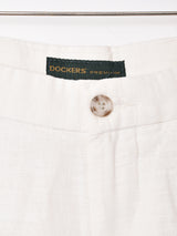 DOCKERS ロングリネンパンツ W33