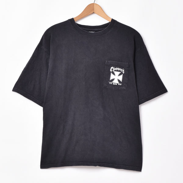 WEST COAST CHOPPERS アイアンクロス ポケットTシャツ – 古着屋Top of