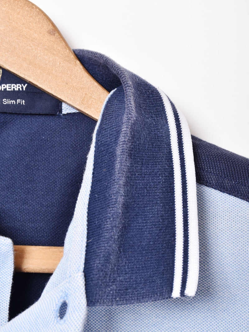 FRED PERRY ワンポイント 切り替えデザイン ポロシャツ