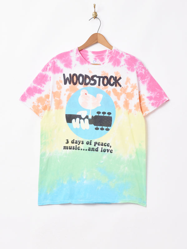 woodstock タイダイTシャツ