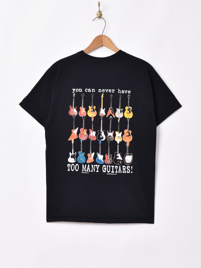 ギタープリントTシャツ