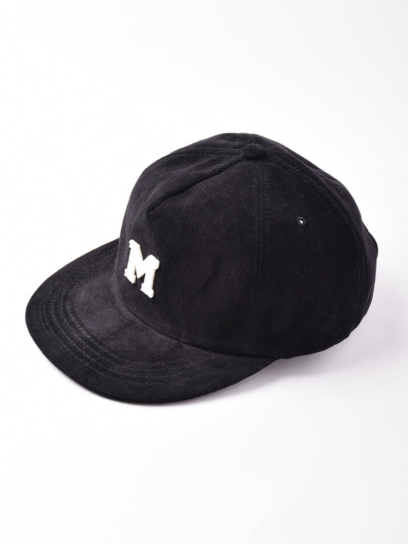 【4色展開】  アルファベット コーデュロイキャップ