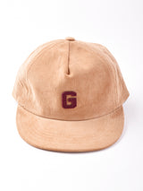 【4色展開】  アルファベット コーデュロイキャップ