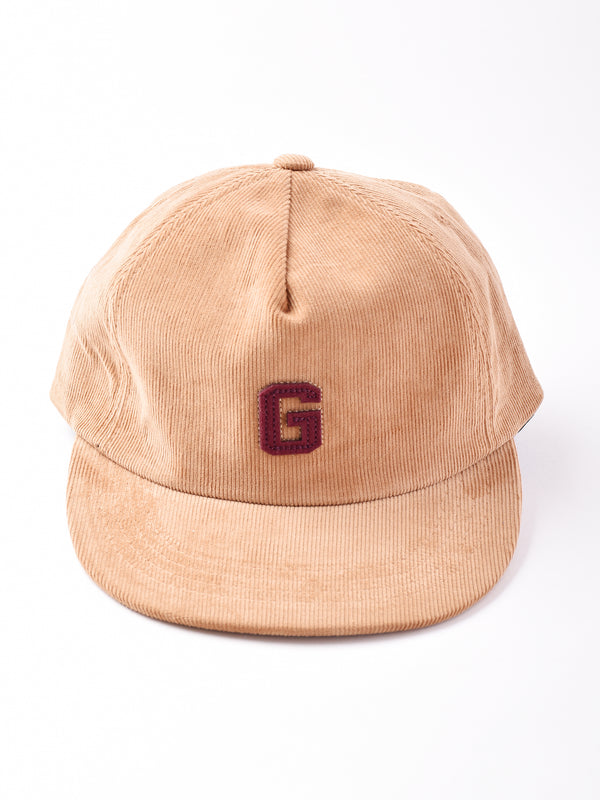 【4色展開】  アルファベット コーデュロイキャップ