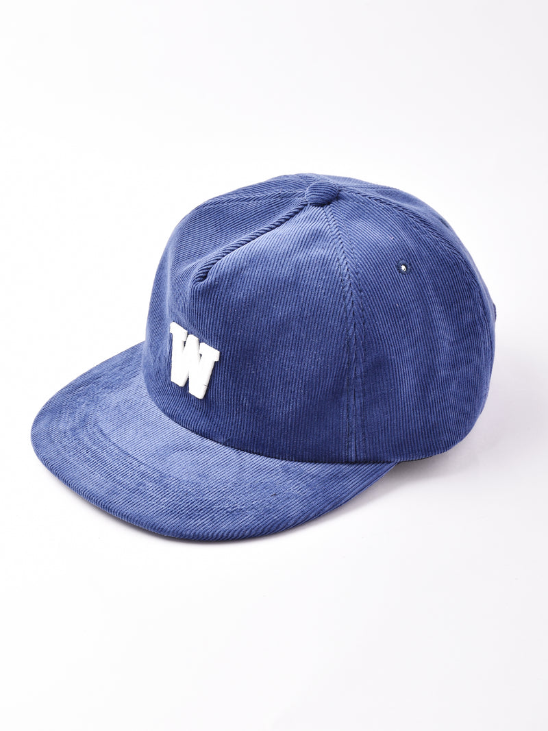 【4色展開】  アルファベット コーデュロイキャップ