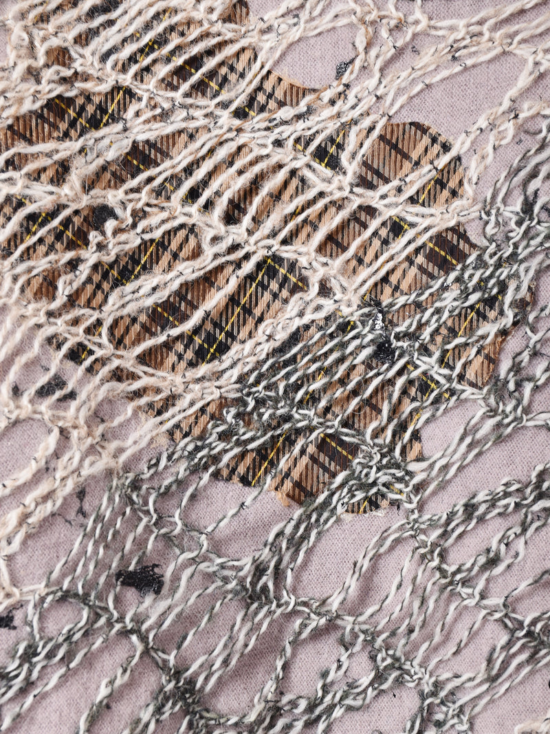 イタリア製 リブニットデザイントップス