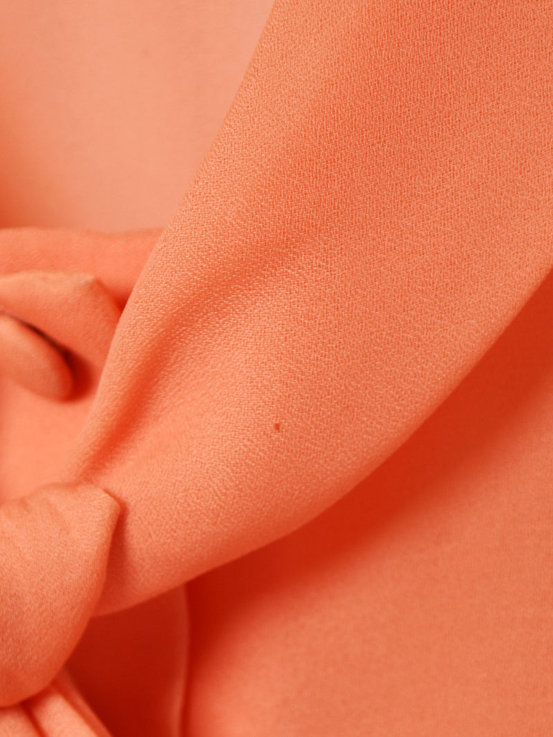 ノースリーブ ボウタイ シアーブラウス