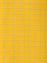 チェック柄 フリル スリーブレスブラウス