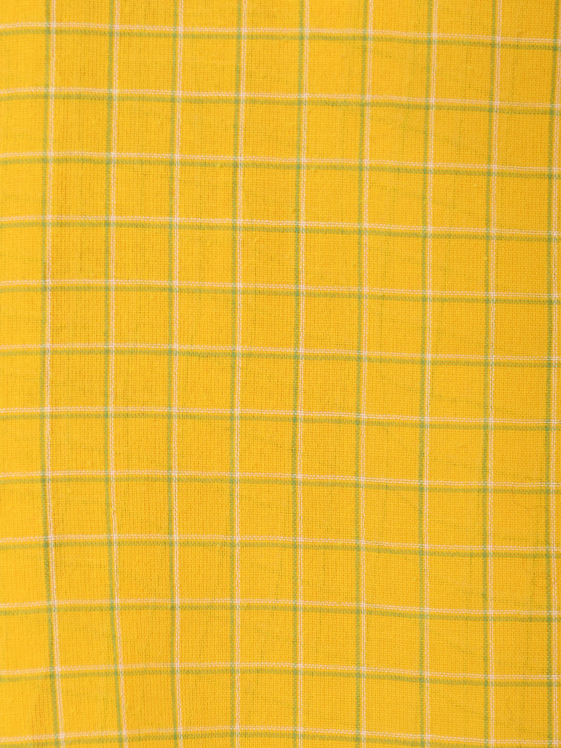 チェック柄 フリル スリーブレスブラウス