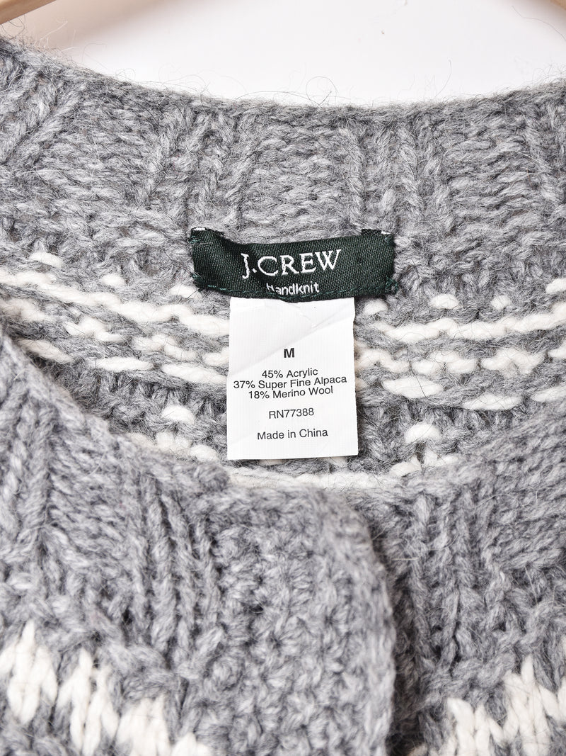 J .CREW デザインカーディガン