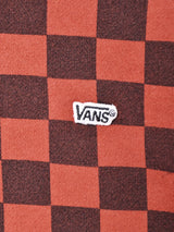 VANS チェッカーフラッグ柄後染め パーカー