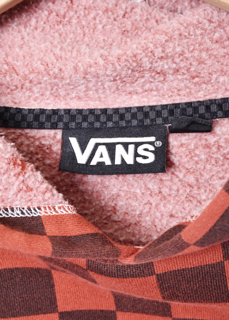 VANS チェッカーフラッグ柄後染め パーカー