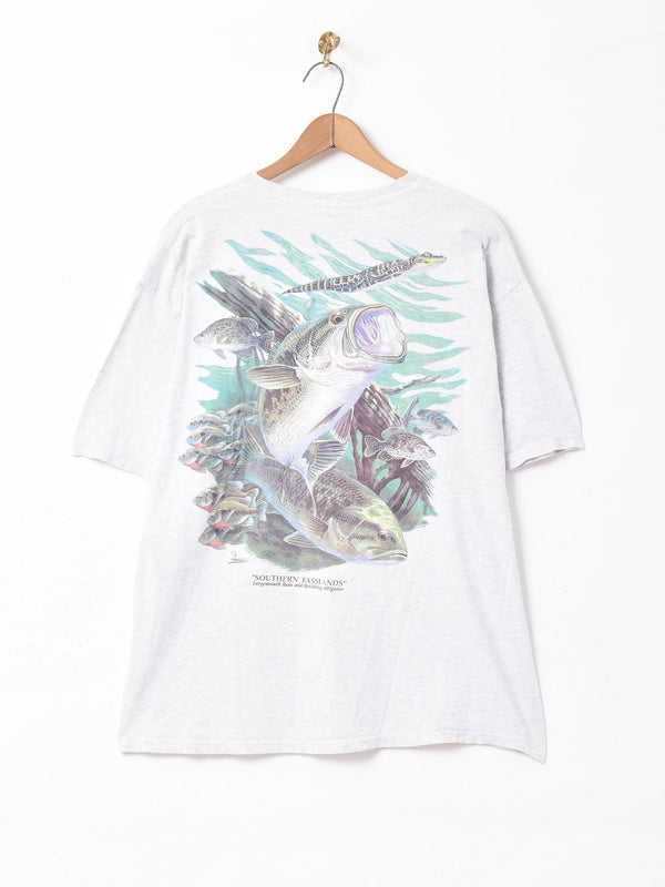 フィッシュプリントTシャツ