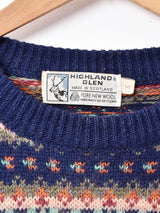 スコットランド製 フェアアイルセーター