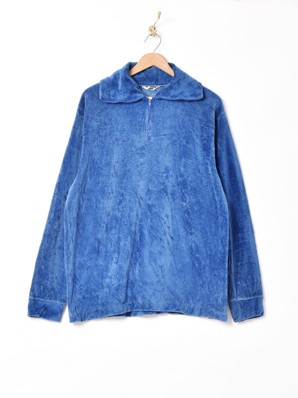 アメリカ製 ハーフジップ ベロアトップス