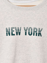 NEW YORK プリントスウェットシャツ