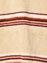 アメリカ製 ボーダ— 襟付きベロアトップス