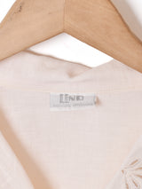 イタリア製 スカラップ オープンカラー 半袖シャツ