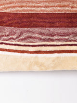 アメリカ製 ボーダ— 襟付きベロアトップス