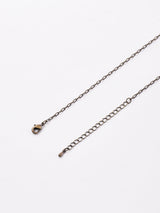 【2色展開】スクエアデザインプレート ネックレス