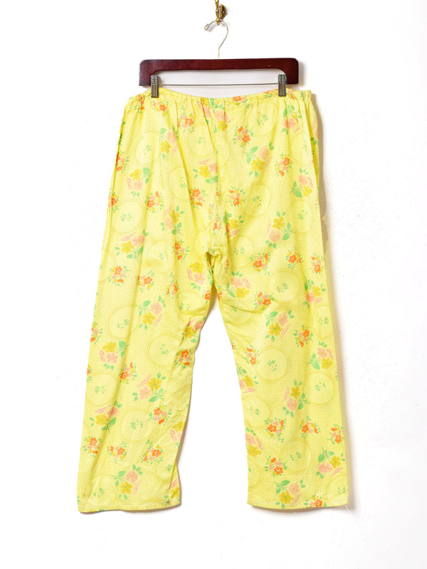 花柄 パジャマパンツ