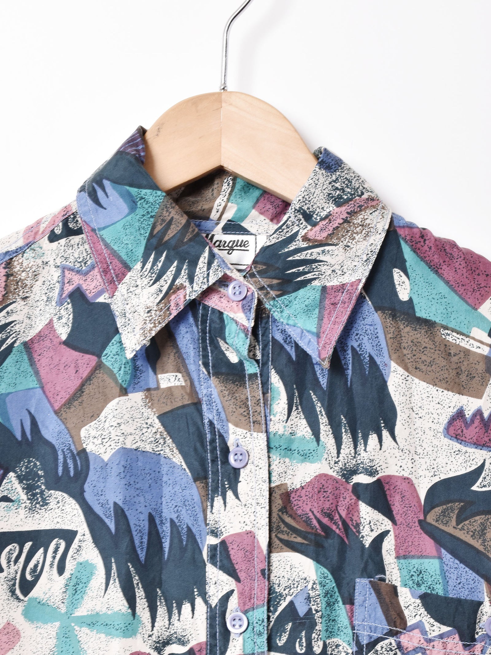 VINTAGE　柄シャツ　総柄　シルクシャツ　ヨーロピアン柄　長袖 　レディース Ralph Lauren - 00s LAUREN ラルフローレン 100% シルク 総柄