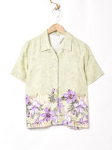 花柄 ハワイアンシャツ