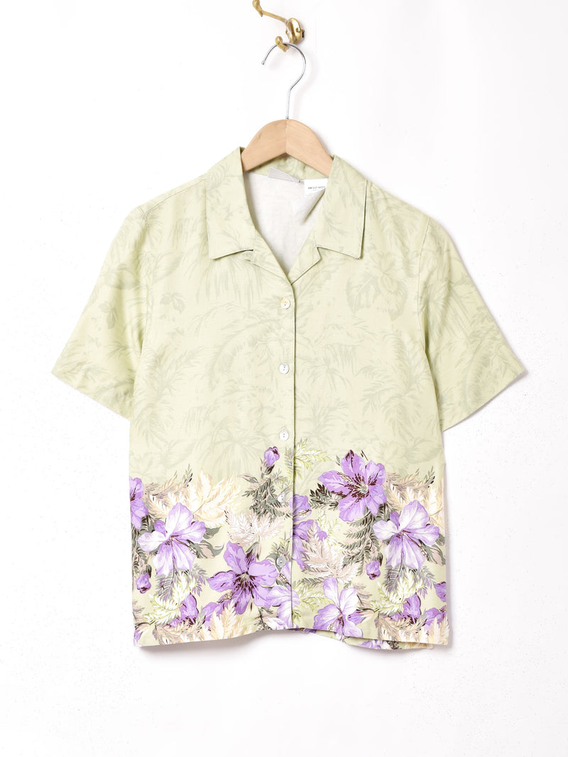 花柄 ハワイアンシャツ