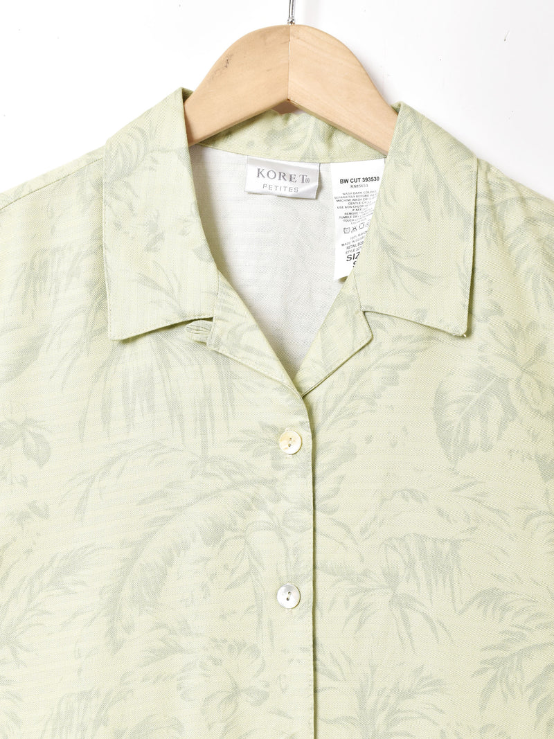 花柄 ハワイアンシャツ