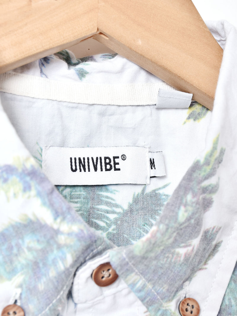 ヤシの木柄 ハワイアンシャツ