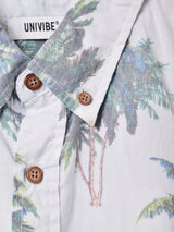 ヤシの木柄 ハワイアンシャツ