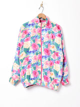 花柄シルクジャケット